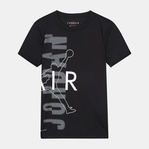 조던 주니어 라운드 반소매 티셔츠 95B244 블랙