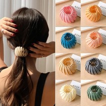 간단 머리정리 헤어 올가미 아가미 여름 여행 휴가 코디, 카라멜