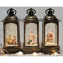 [텐바이텐] 2101 크리스마스 랜턴 워터볼 오르골 3type, 03. 썰매산타, 1개