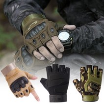 오토바이 장갑 라이더 바이크 클래식 반장갑, 브라운, A 타입