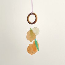 [호유즈]호유즈꽃집 튤립 문방구 자개모빌 DIY-KIT_오렌지, 오렌지