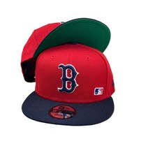 Boston Red Arch 블랙letter New Era 9 50 스냅백 빨간 모자 196313376335