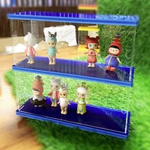 아크릴 피규어진열장 피규어장식장 60X10X12 4칼라, 블랙