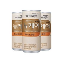 웰라이프 영양보충 대상웰라이프 뉴케어 하이프로틴 (200ml x 30캔) 고단백 간식 노인식 영양균형식 체중조절, 2set