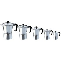가정용커피머신기 커피기계 카페커피머신 Eworld Moka-에스프레소 커피 메이커 머신 글 란탑 알루미늄 1, 04 9 cup