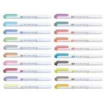 제브라 마일드라이너 형광펜 35color, 레드(MR)