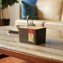 각티슈 두루마리 롤티슈 사각티슈 케이스 두루마리휴지 두루말이 휴지 커버, 브라운 각티슈