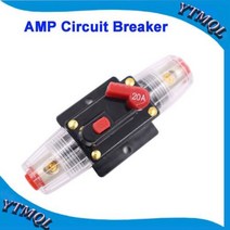 카오디오 DSP 엠프 튜닝 무선카팩 자동차 퓨즈 자동 분리 스위치 오디오 수정 증폭기 회로 차단기 1 개 150A 100A 60A 30A20405080A 전원 연결, 20A