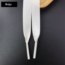 새로운 15 색 1 cm 너비 새틴 실크 리본 신발 끈 80/100/120/150CM 길이 운동화 스포츠 신발 레이스 드롭 배송 화이트 S-2