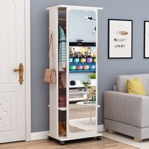 전신거울수납장 쥬얼리 침실 탈의실 피팅 착장, 티크 칼라