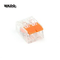 전선 와이어 커넥터 10Pcs 스플 라이스 커넥터 221-412/413/414/415 스프링 레버 2/3/4/5P 전기 단자 배선 소형 221 와이어, [01] 221-412