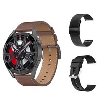 화웨이 아너 플레이 삼성호환 갤럭시호환 노트 10 라이트 인피닉스 2 스마트 워치 블루투스 통화 무선 충, 08 Black Add  2 strap