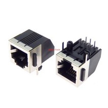 RJ11 전화 암 소켓 직각 57 5722 6P6C pcb 커넥터 6 핀 PCB 5 개, 6P6