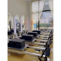 리포머 필라테스 홈트 기구 체어 집에서하는 전신운동, 필라테스 - 화이트(박스 및 스프링보드 포함)