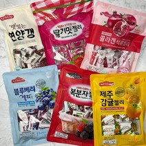 입가심 젤리 6종 연양갱 석류콜라겐젤리 제주감귤젤리 복분자젤리 딸기젤리 블루베리젤리 할머니간식 할아버지간식, 딸기맛젤리
