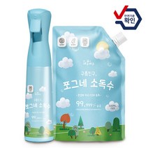 애구애구 강아지 오줌냄세제거 탈취제 살균소독제 1000ml(본품500ml+리필500ml), 1개, 1000ml