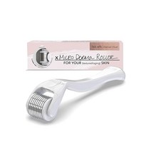 Kitsch 얼굴용 더마 롤러 | 페이스 스킨 케어 도구 미세 박피 더마롤러 마이크로니들링 페이셜 마이크로 니들 0.25mm 케이스/전자책(화이트)140971