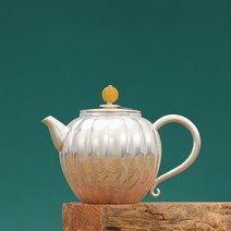 레트로 감성 찻주전자 은다관 핸드메이드 순은 99.9% 은탕관 다도 도구, 단일사이즈, B