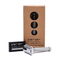 Parker 파커 94R 이중 날 안전 면도기 및 5개의 고급 면도날