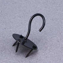 루프바스켓 히치 자동차트레일러 루프랙작은 코끼리 트렁크 모양의 오버 헤드 후크 캐비닛 바닥 및 현관, 04 Black 5.5x6.5cm