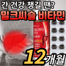 캐나다 밀크씨슬 추출물 플러스 수용성 비타민 b a b12 6912 실리마린 130 mg 미네랄 30대 40대 50대 직장인 시니어 남성 여성 간 건강 기능 식품 밀크 시슬 씨유, 12개월 분, 1000mgX60캡슐