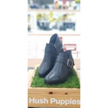 허시파피 허시파피 여성 버클장식 양가죽 앵글 부티 부츠 4cm FK423-BK