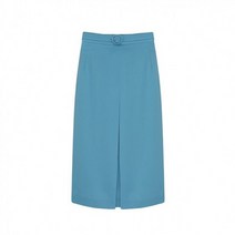 KL 프론트 슬릿 벨티드 스커트 KWSKKG0300