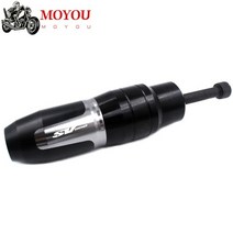 sv650 sv650s sv650x sv 650 650s 650x 1999-2020 오토바이 cnc accessoires 낙하 방지 배기 슬라이더 충돌 패드 슬라이더, 티탄
