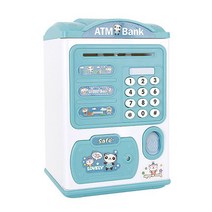 ATM 지문인식 저금통, 블루, 1개