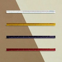 1300K 펜코 알루미늄 삼각 스케일자 15cm, 색상:2. Gold