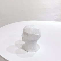 [바보사랑] 석고 얼굴 조각상 M사이즈 석고상 인테리어소품, 상세 설명 참조