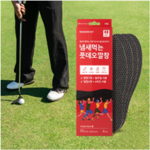 발냄새 이제그만 냄새먹는깔창 풋데오여름깔창 여름필수품 발냄새케어 세균억제 [스위스의 믿을수 있는 기술력으로 만든 인기상품] L 사이즈
