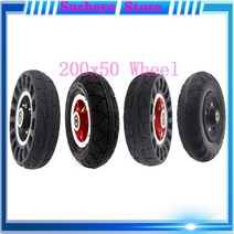 200x50 전기 스쿠터 휠 8 인치 8x2 휠 KUGOO S1 S2 S3 C3 폴딩 밸런스 차량 스페어 스피드 웨이 미니 4 프로, [10] Solid Wheel Black