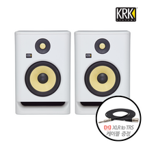 KRK ROKIT 7 G4 화이트 - 7인치 모니터 스피커 (1조) 케이블 증정