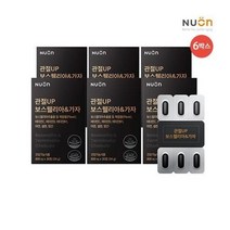 [뉴온] [최유라쇼 단독][6개월] 관절up 보스웰리아 & 가자 (800mg*30정*6박스, 30정, 12박스