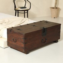 민규네고가구 통오동돈궤반닫이 원목 인테리어 전통 엔틱 고전 수납장