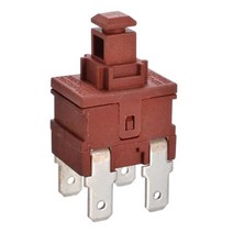 1pcs KAN-L5 스위치 전원 푸시 버튼 7.50V AC 4 핀 ON OFF T120 청소기 전기 쿠커