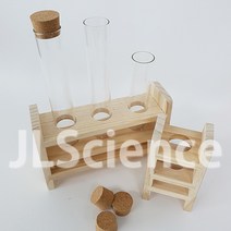 [JLS] 30mm시험관 목재시험관대 1구 3구, G. 시험관대-1구 set B