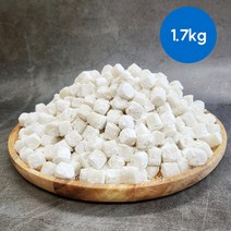 CAFE FRUIT 굳지않는 눈꽃인절미 빙수떡 1.7kg (냉동) 팥빙수 토핑용 카페용 대용량 다이스인절미, 1개