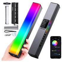 Neewer 조명 끝과 App 통제를 가진 Rgb1 자석 소형 가벼운 지팡이 Ctt3