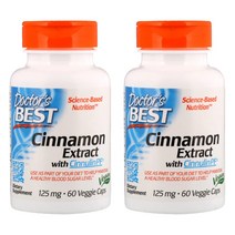 닥터스 베스트 시나몬 계피 추출물 신술린 PF 125mg 베지캡슐 60정 2개, 1개, 기본