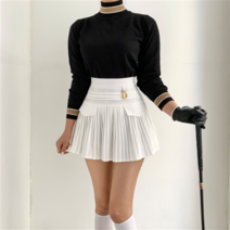 여성 프릴 주름 치마바지 골프 테니스 스커트 2컬러