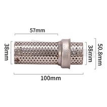 50.8mm 60mm 오토바이 요시무라 배기 소음기 머플러 이스케이프 모토 메탈 촉매 DB 킬러 스즈키 혼다 야마하 Dit 자전거, [01] Type-A 51mm, 01 Type-A 51mm