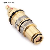 온도 조절 혼합 샤워 시스템 물 Valve 제어 자동 믹서 파이프 조절기, 02 Valve core, 02 Valve core