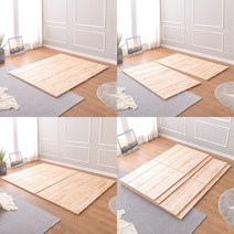 핀란디아 원목 침대 깔판 매트리스 프레임 저상형 접이식 받침대 MS, 삼나무 킹 (K/1600X2000)