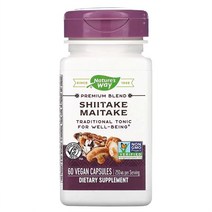 네이쳐스웨이 Shiitake Maitake 250 mg 캡슐 60 정, 1개, 기본