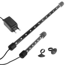 어항 수초 수족관 수조 조명 1pc led 바 빛 방수 물고기 탱크 빛 17-37cm 수중 aquario 램프 장식 220v eu 전원, 37cm