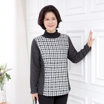 모슬린 여성 엄마옷 벌가라 울 폴라 티셔츠 FTP010209 마담/미시옷/중년여성의류/빅사이즈/40대/50대/60대여성옷