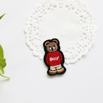 원단킹 [봉제식와펜]미니 곰(93201)