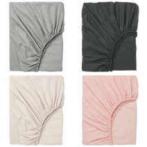 이케아 침대시트 DVALA 드발라 매트리스커버 화이트 80x200 cm
